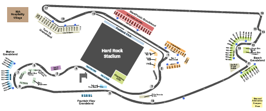 Miami International Autodrome At Hard Rock Stadium Miami Seating Chart